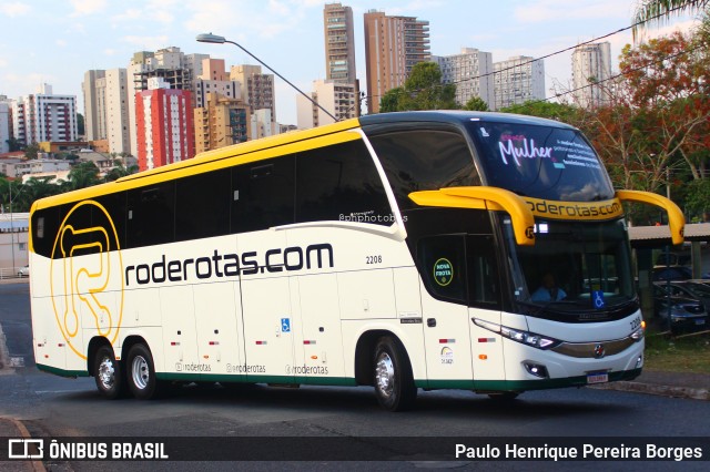 RodeRotas - Rotas de Viação do Triângulo 2208 na cidade de Ribeirão Preto, São Paulo, Brasil, por Paulo Henrique Pereira Borges. Número da foto: #11882735.