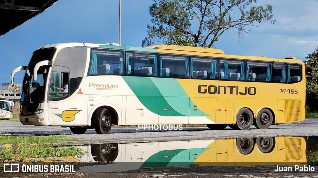 Empresa Gontijo de Transportes 14455 na cidade de Juiz de Fora, Minas Gerais, Brasil, por Juan Pablo. ID da foto: 11881666.