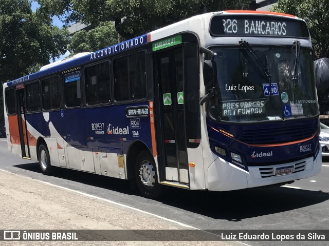 Viação Ideal B28537 na cidade de Rafael Fernandes, Rio Grande do Norte, Brasil, por Luiz Eduardo Lopes da Silva. ID da foto: 11881310.