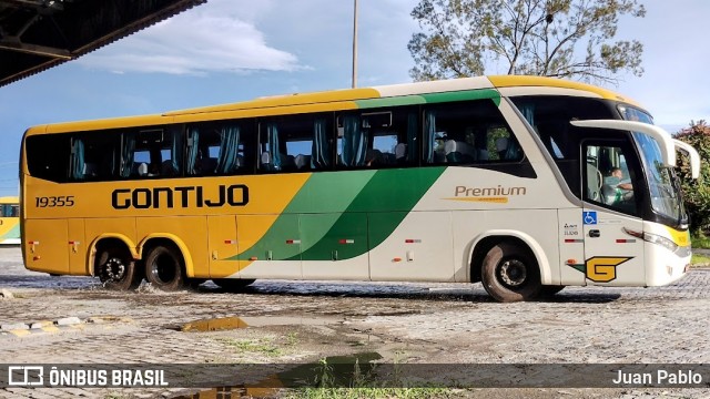 Empresa Gontijo de Transportes 19355 na cidade de Juiz de Fora, Minas Gerais, Brasil, por Juan Pablo. ID da foto: 11882100.