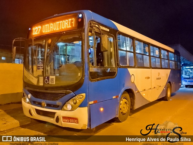 VB Transportes e Turismo 1100 na cidade de Campinas, São Paulo, Brasil, por Henrique Alves de Paula Silva. Número da foto: #11882974.