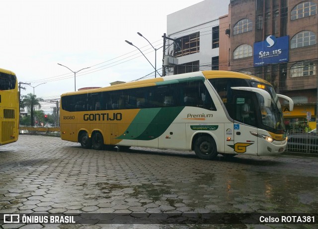 Empresa Gontijo de Transportes 18080 na cidade de Ipatinga, Minas Gerais, Brasil, por Celso ROTA381. Número da foto: #11882280.
