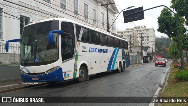 Viação Novo Horizonte 306 na cidade de Petrópolis, Rio de Janeiro, Brasil, por Zé Ricardo Reis. ID da foto: 11882301.