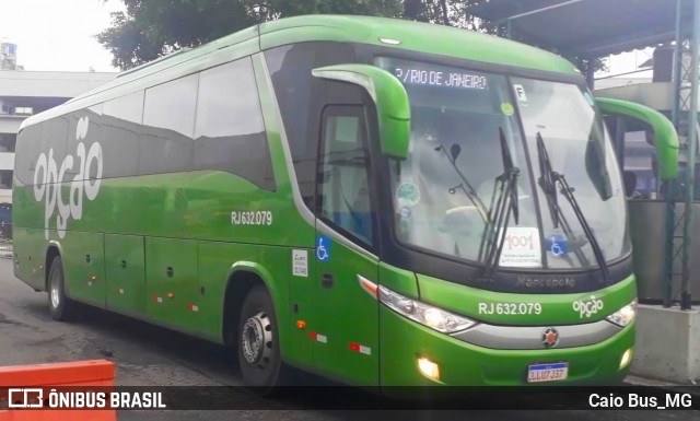 Opção Fretamento e Turismo RJ 632.079 na cidade de Rio de Janeiro, Rio de Janeiro, Brasil, por Caio Bus_MG. Número da foto: #11880933.