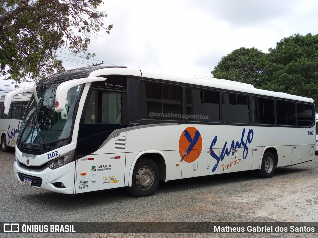 Sango Transportes Turísticos 2102 na cidade de Campinas, São Paulo, Brasil, por Matheus Gabriel dos Santos. ID da foto: 11882028.