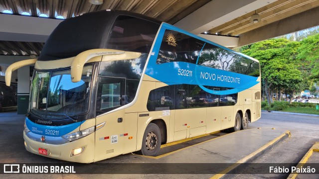 Viação Novo Horizonte 520211 na cidade de Salvador, Bahia, Brasil, por Fábio Paixão. Número da foto: #11882325.