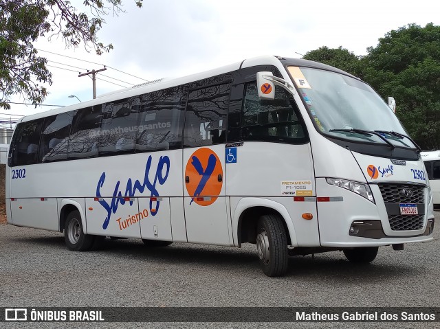 Sango Transportes Turísticos 2302 na cidade de Campinas, São Paulo, Brasil, por Matheus Gabriel dos Santos. Número da foto: #11881985.