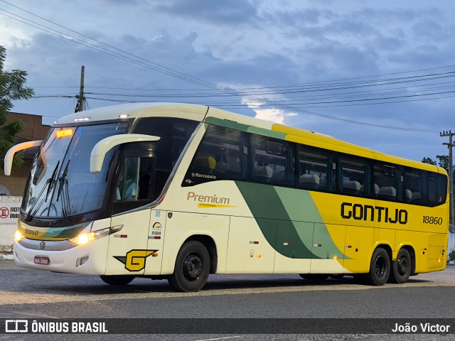 Empresa Gontijo de Transportes 18860 na cidade de Teresina, Piauí, Brasil, por João Victor. ID da foto: 11883247.