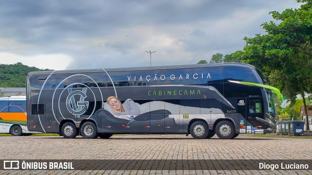 Viação Garcia 86029 na cidade de Joinville, Santa Catarina, Brasil, por Diogo Luciano. Número da foto: #11882540.