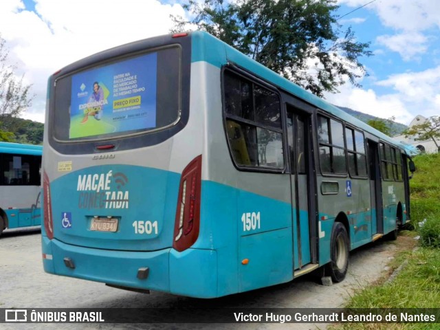 SIT Macaé Transportes 1501 na cidade de Macaé, Rio de Janeiro, Brasil, por Victor Hugo Gerhardt Leandro de Nantes. Número da foto: #11881269.