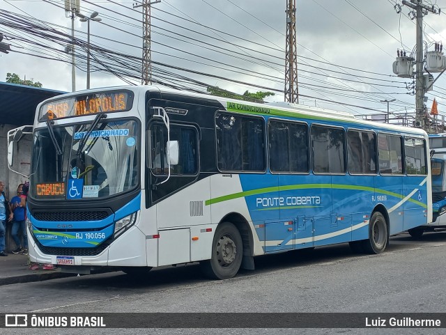 Viação Ponte Coberta RJ 190.056 na cidade de Rio de Janeiro, Rio de Janeiro, Brasil, por Luiz Guilherme. Número da foto: #11881436.