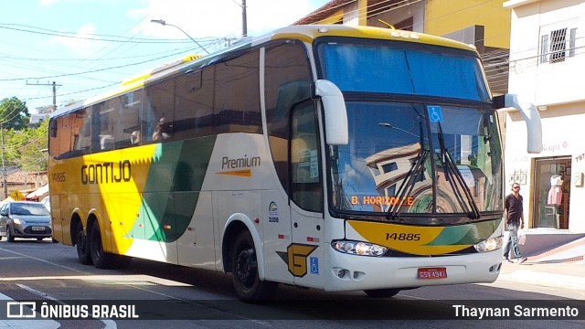 Empresa Gontijo de Transportes 14885 na cidade de Serra, Espírito Santo, Brasil, por Thaynan Sarmento. ID da foto: 11882195.