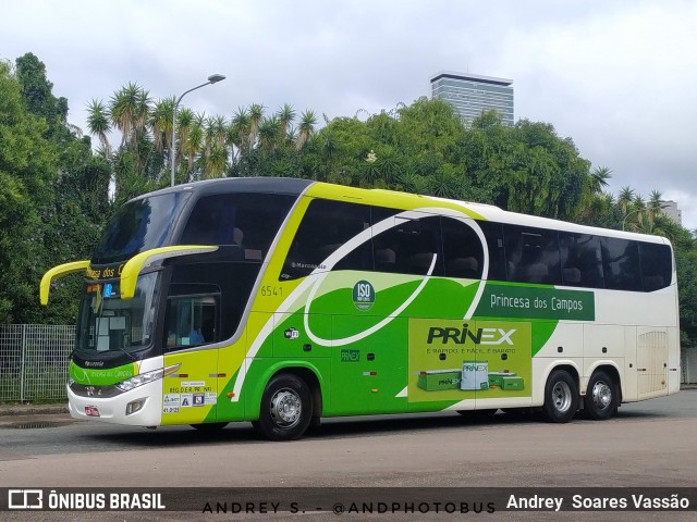 Expresso Princesa dos Campos 6541 na cidade de Curitiba, Paraná, Brasil, por Andrey  Soares Vassão. ID da foto: 11834845.