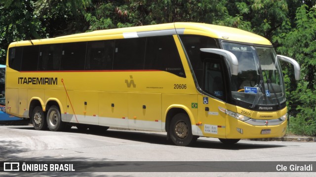 Viação Itapemirim 20606 na cidade de São Paulo, São Paulo, Brasil, por Cle Giraldi. ID da foto: 11836489.