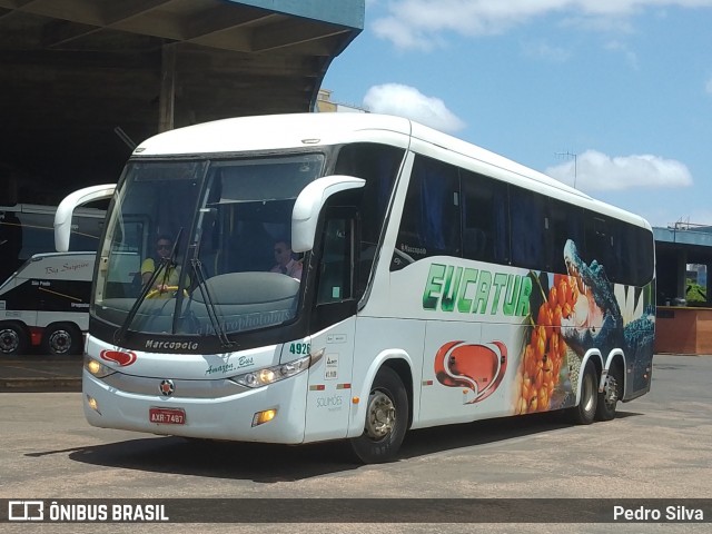 Eucatur - Empresa União Cascavel de Transportes e Turismo 4926 na cidade de Porto Alegre, Rio Grande do Sul, Brasil, por Pedro Silva. Número da foto: #11836981.