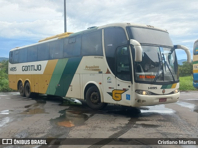 Empresa Gontijo de Transportes 14195 na cidade de Montes Claros, Minas Gerais, Brasil, por Cristiano Martins. Número da foto: #11835589.