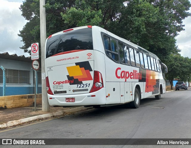 Transportes Capellini 12251 na cidade de Sumaré, São Paulo, Brasil, por Allan Henrique. ID da foto: 11883890.