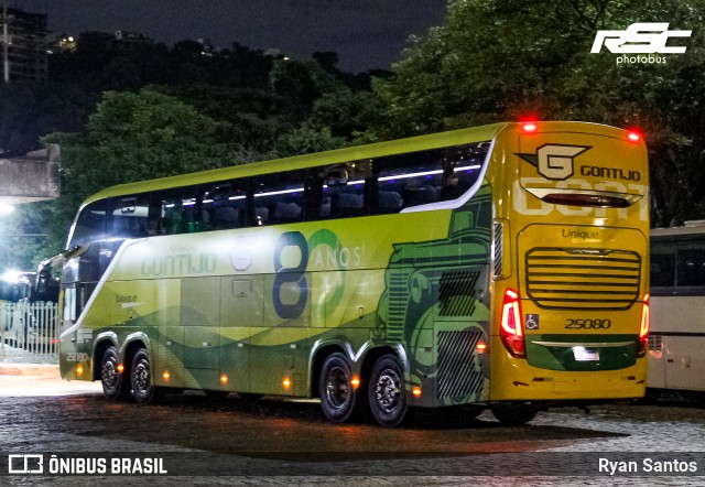 Empresa Gontijo de Transportes 25080 na cidade de Belo Horizonte, Minas Gerais, Brasil, por Ryan Santos. ID da foto: 11883497.