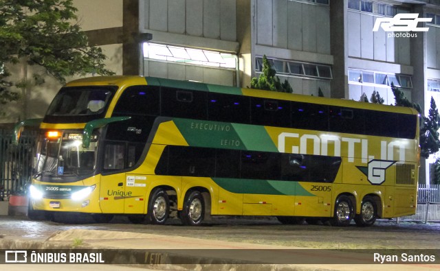 Empresa Gontijo de Transportes 25005 na cidade de Belo Horizonte, Minas Gerais, Brasil, por Ryan Santos. ID da foto: 11883494.