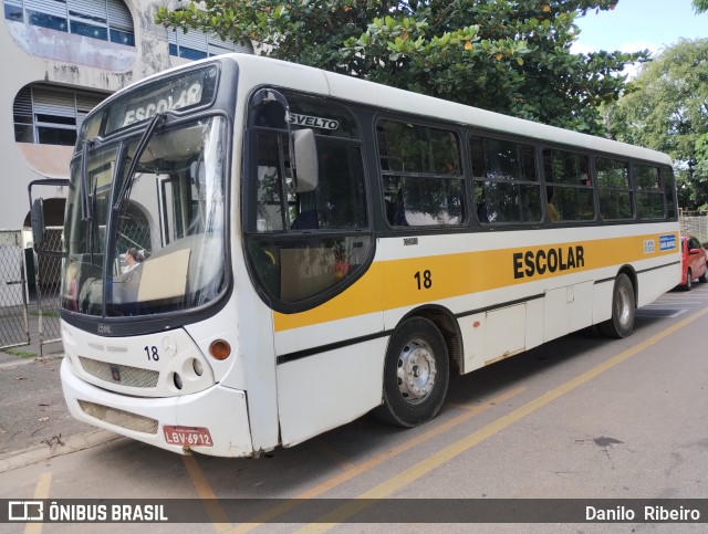 Viação Santa Edwiges e Turismo 18 na cidade de Barra do Piraí, Rio de Janeiro, Brasil, por Danilo  Ribeiro. Número da foto: #11883330.