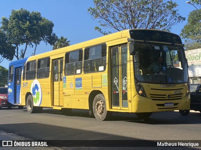 Viação Sorriso de Minas 4530 na cidade de Uberlândia, Minas Gerais, Brasil, por Matheus Henrique. ID da foto: 11883510.