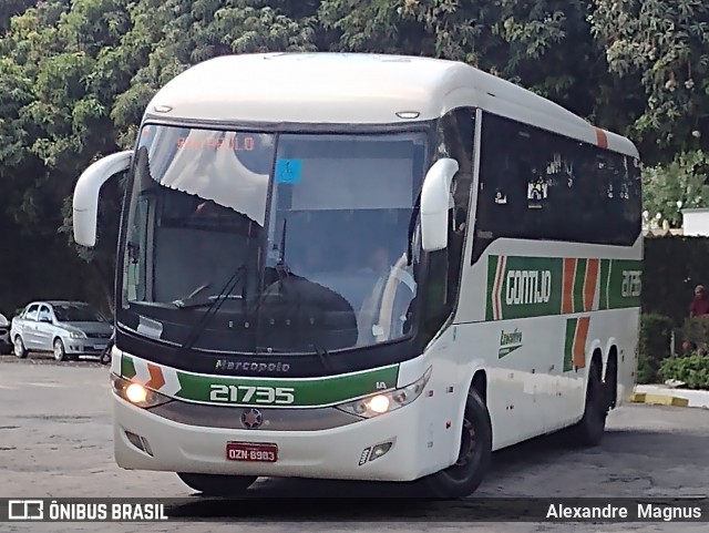 Empresa Gontijo de Transportes 21735 na cidade de Vitória da Conquista, Bahia, Brasil, por Alexandre  Magnus. ID da foto: 11885682.