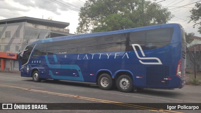 Lattyfa Turismo 2990 na cidade de Divinópolis, Minas Gerais, Brasil, por Igor Policarpo. ID da foto: 11885506.