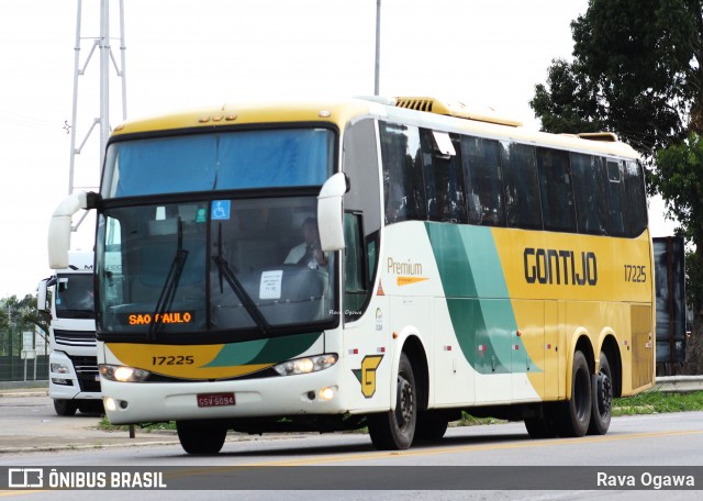 Empresa Gontijo de Transportes 17225 na cidade de Vitória da Conquista, Bahia, Brasil, por Rava Ogawa. ID da foto: 11884278.