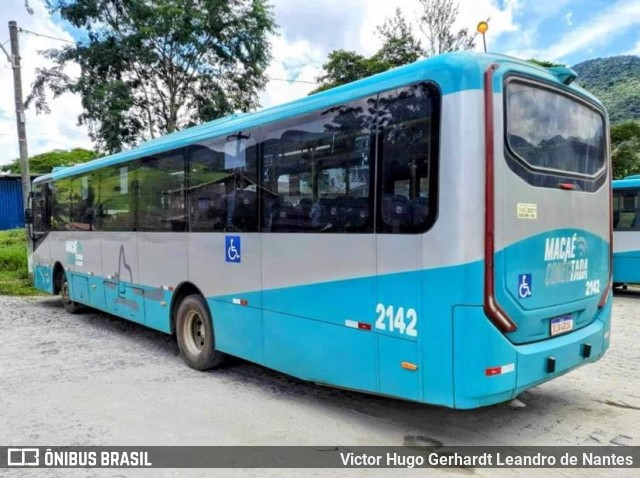 SIT Macaé Transportes 2142 na cidade de Macaé, Rio de Janeiro, Brasil, por Victor Hugo Gerhardt Leandro de Nantes. Número da foto: #11883505.