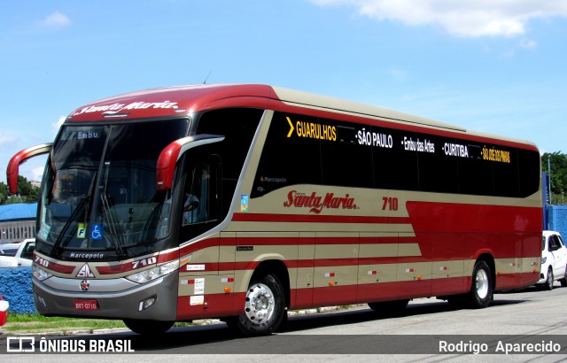 Santa Maria Fretamento e Turismo > Transportes Santa Maria(SP) 710 na cidade de São Paulo, São Paulo, Brasil, por Rodrigo  Aparecido. Número da foto: #11884455.