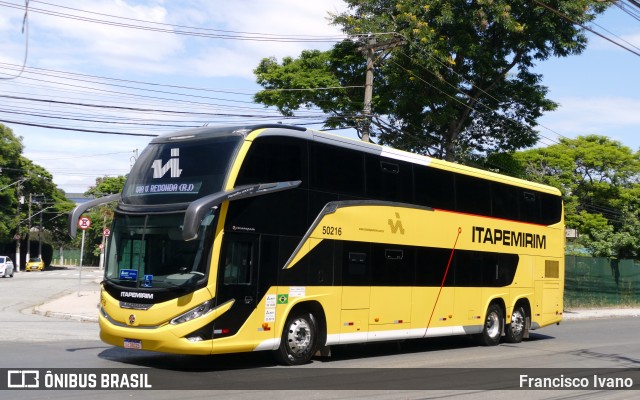 Viação Nova Itapemirim 50216 na cidade de São Paulo, São Paulo, Brasil, por Francisco Ivano. Número da foto: #11885701.