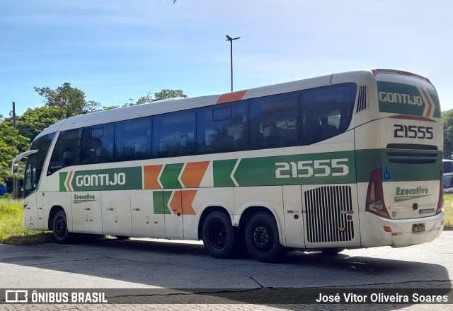 Empresa Gontijo de Transportes 21555 na cidade de São Paulo, São Paulo, Brasil, por José Vitor Oliveira Soares. ID da foto: 11883451.