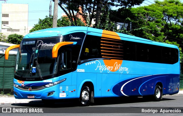 Empresa de Ônibus Pássaro Marron 5056 na cidade de São Paulo, São Paulo, Brasil, por Rodrigo  Aparecido. Número da foto: #11883729.