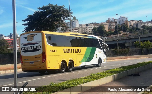 Empresa Gontijo de Transportes 19610 na cidade de Belo Horizonte, Minas Gerais, Brasil, por Paulo Alexandre da Silva. ID da foto: 11887810.