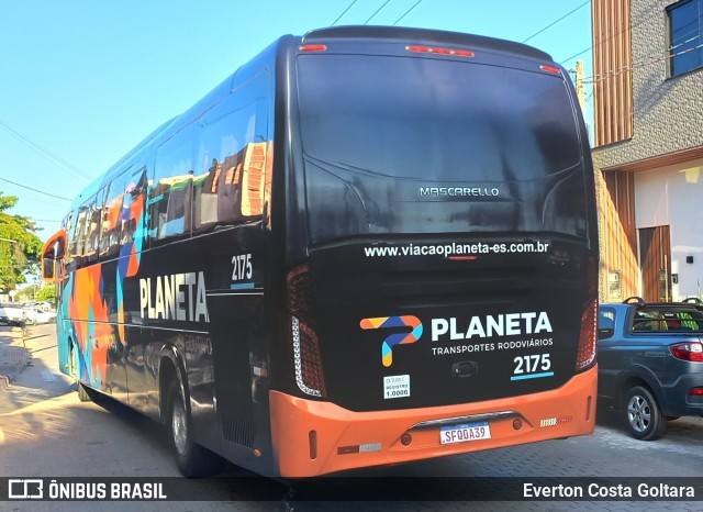 Planeta Transportes Rodoviários 2175 na cidade de Piúma, Espírito Santo, Brasil, por Everton Costa Goltara. Número da foto: #11886152.