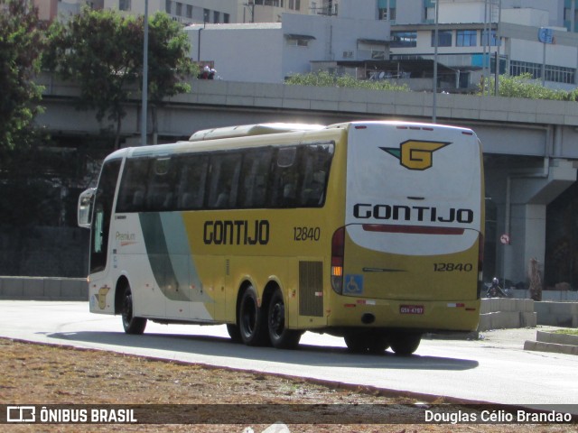 Empresa Gontijo de Transportes 12840 na cidade de Belo Horizonte, Minas Gerais, Brasil, por Douglas Célio Brandao. ID da foto: 11887264.