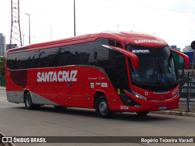 Viação Santa Cruz 35724 na cidade de São Paulo, São Paulo, Brasil, por Rogério Teixeira Varadi. Número da foto: #11887343.