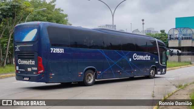 Viação Cometa 721531 na cidade de São Paulo, São Paulo, Brasil, por Ronnie Damião. Número da foto: #11887593.