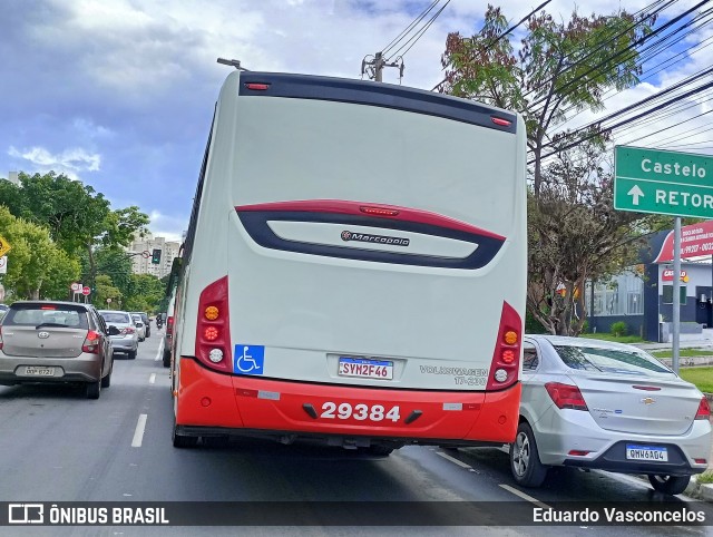 Transbus Transportes > Gávea Transportes 29384 na cidade de Belo Horizonte, Minas Gerais, Brasil, por Eduardo Vasconcelos. ID da foto: 11887513.