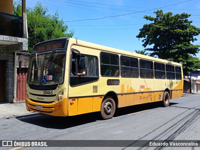 SM Transportes 20465 na cidade de Belo Horizonte, Minas Gerais, Brasil, por Eduardo Vasconcelos. ID da foto: 11887525.