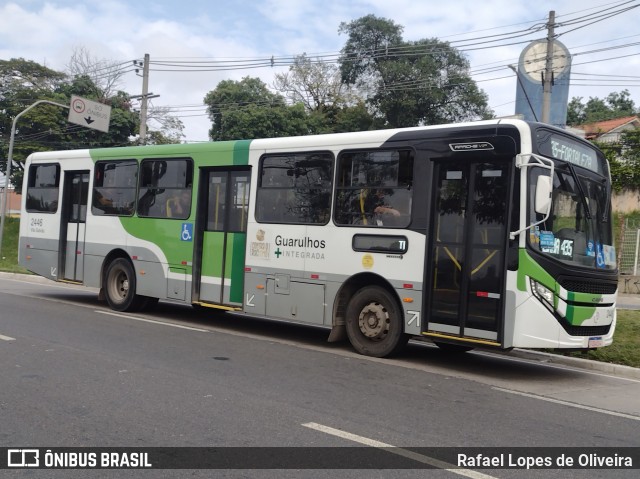 Empresa de Ônibus Vila Galvão 2446 na cidade de Guarulhos, São Paulo, Brasil, por Rafael Lopes de Oliveira. Número da foto: #11886976.
