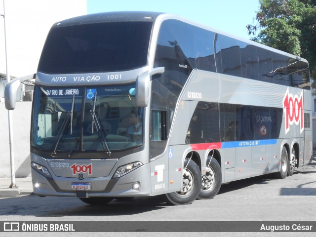 Auto Viação 1001 RJ 108.1210 na cidade de Rio de Janeiro, Rio de Janeiro, Brasil, por Augusto César. Número da foto: #11886351.