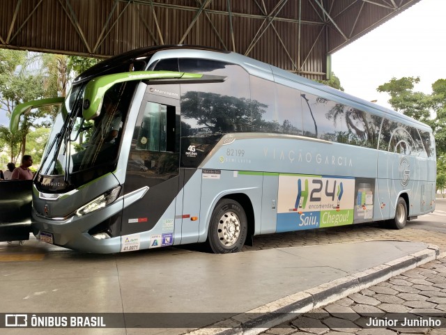 Viação Garcia 82199 na cidade de Bauru, São Paulo, Brasil, por Júnior Juninho. Número da foto: #11887218.