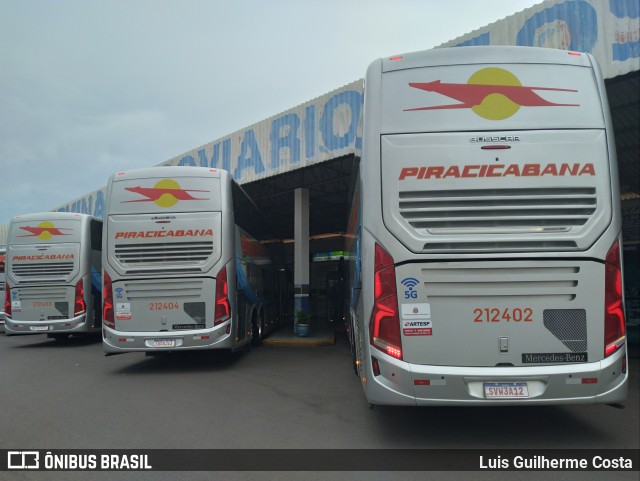 Viação Piracicabana 212404 na cidade de Osvaldo Cruz, São Paulo, Brasil, por Luis Guilherme Costa. Número da foto: #11888034.