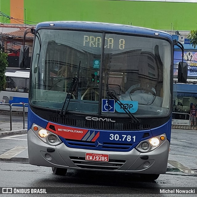 Empresa de Ônibus Vila Galvão 30.781 na cidade de São Paulo, São Paulo, Brasil, por Michel Nowacki. ID da foto: 11888294.