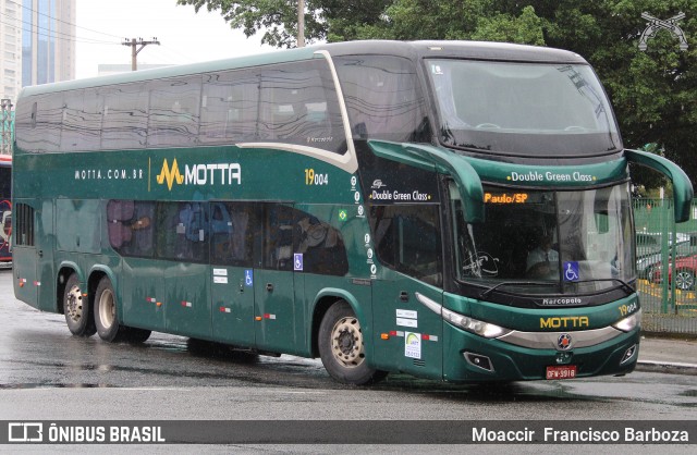 Viação Motta 19004 na cidade de São Paulo, São Paulo, Brasil, por Moaccir  Francisco Barboza. Número da foto: #11887246.