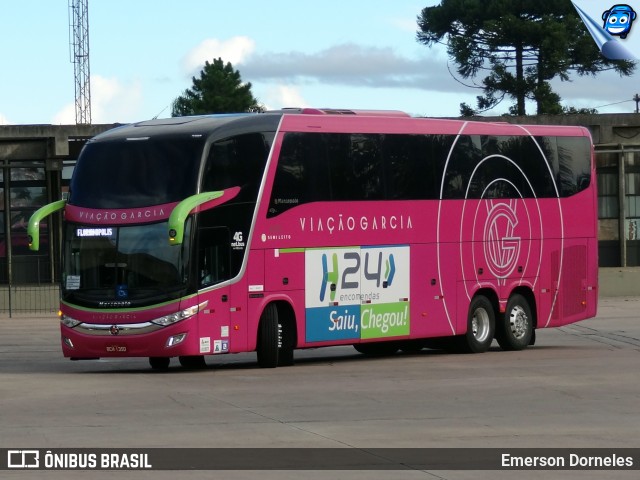 Viação Garcia 8505 na cidade de Curitiba, Paraná, Brasil, por Emerson Dorneles. ID da foto: 11887080.