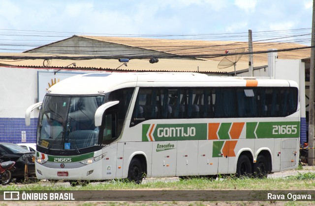 Empresa Gontijo de Transportes 21665 na cidade de Vitória da Conquista, Bahia, Brasil, por Rava Ogawa. ID da foto: 11890640.