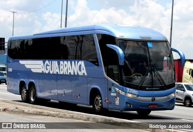 Viação Águia Branca 32180 na cidade de São Paulo, São Paulo, Brasil, por Rodrigo  Aparecido. Número da foto: #11891006.