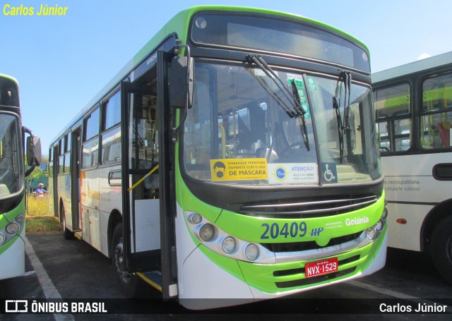 HP Transportes Coletivos 20409 na cidade de Aparecida de Goiânia, Goiás, Brasil, por Carlos Júnior. Número da foto: #11890045.